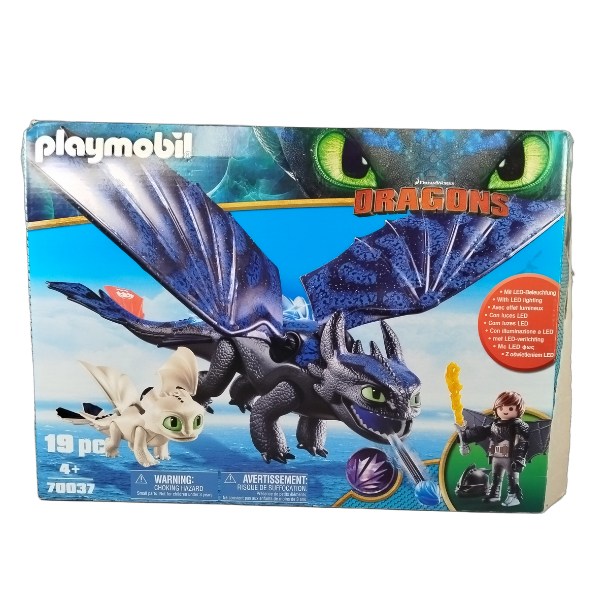 Playmobil Dragons Ohnezahn & Hicks 70037 Figuren-Set mit Zubehör