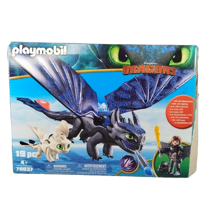 Playmobil Dragons Ohnezahn & Hicks 70037 Figuren-Set mit Zubehör