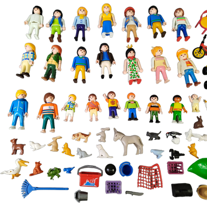 Playmobil Bundle Kinder & Babys Set Figuren & Tiere mit Zubehör