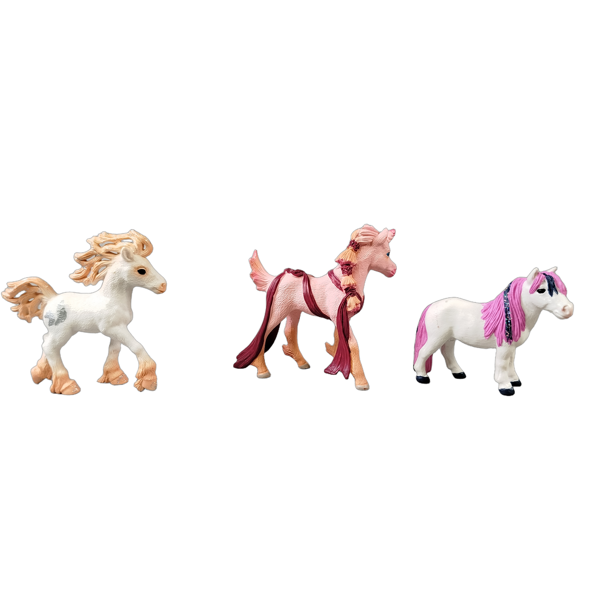 Schleich Tiere Bundle 7 Teile Pferde & Einhörner Figuren