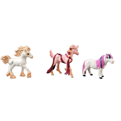 Schleich Tiere Bundle 7 Teile Pferde & Einhörner Figuren