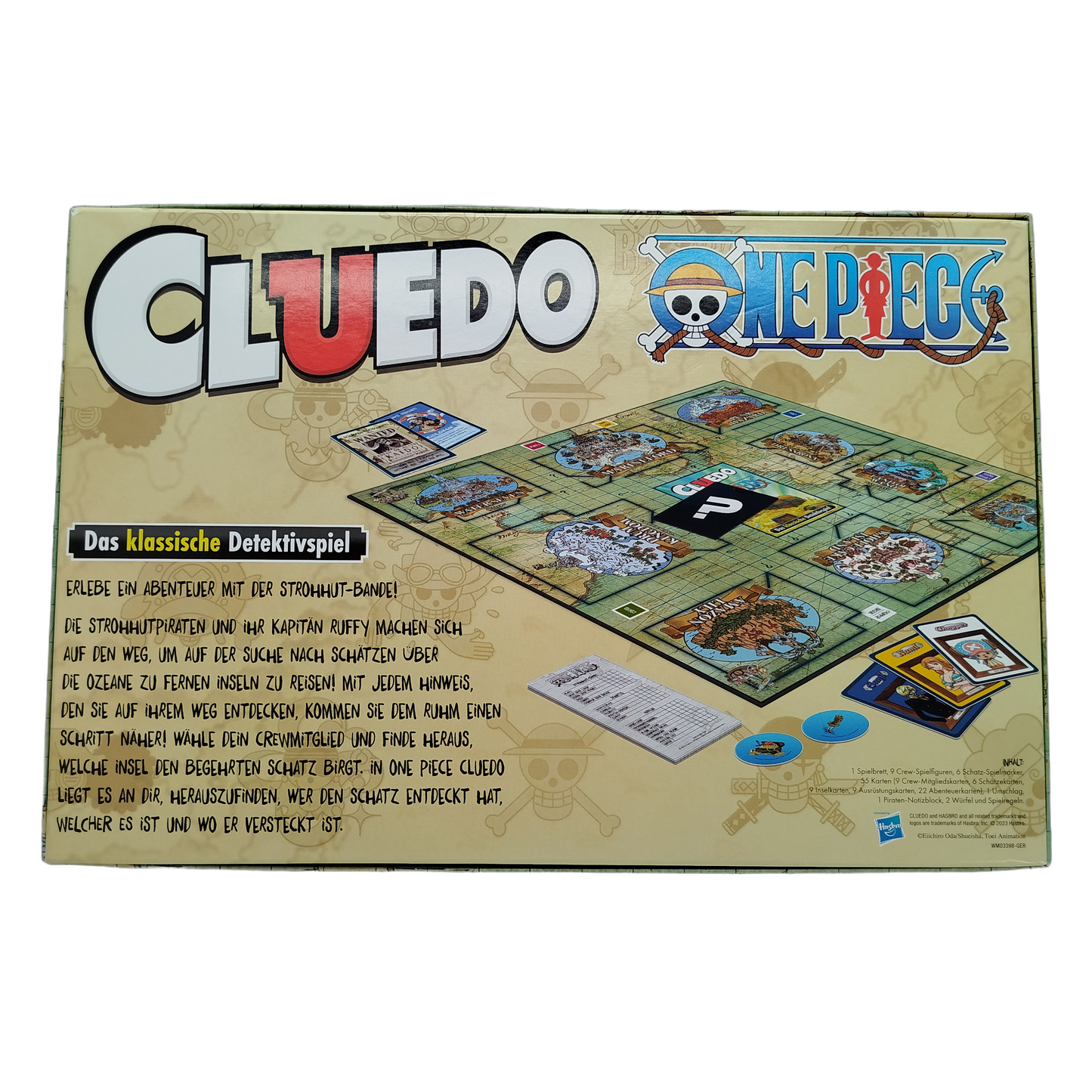 Hasbro Cluedo One Piece WM01098-DE5 Brettspiel