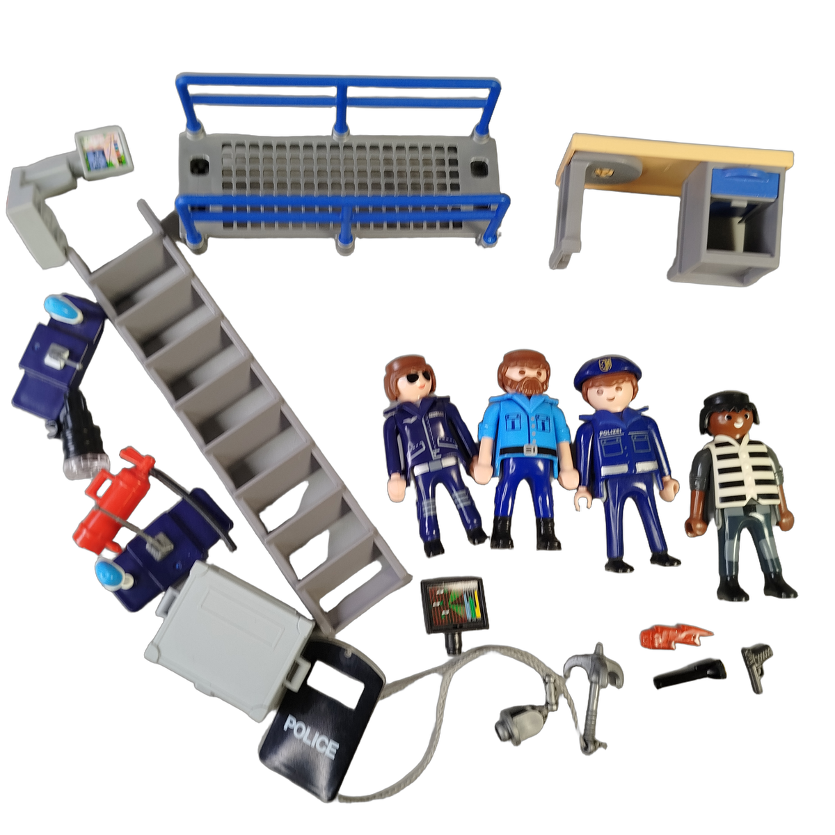 Playmobil Polizei-Kommandozentrale mit Gefängnis 6872 Spielset
