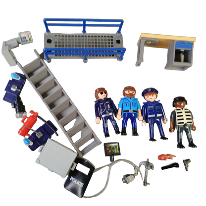 Playmobil Polizei-Kommandozentrale mit Gefängnis 6872 Spielset