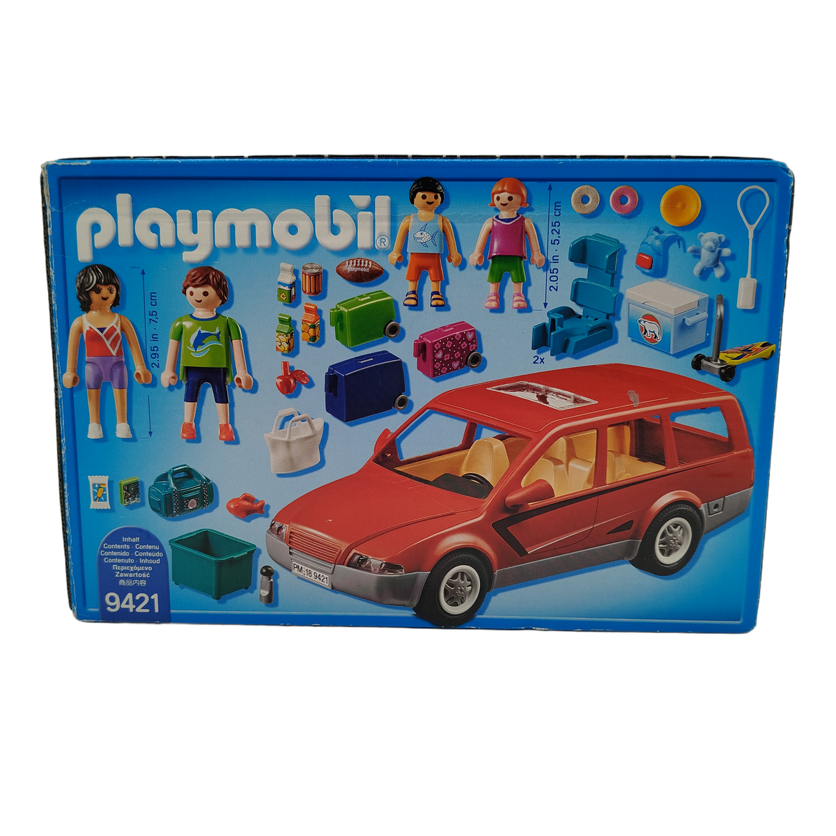 Playmobil Family Fun 9421 Familien-PKW mit Zubehör