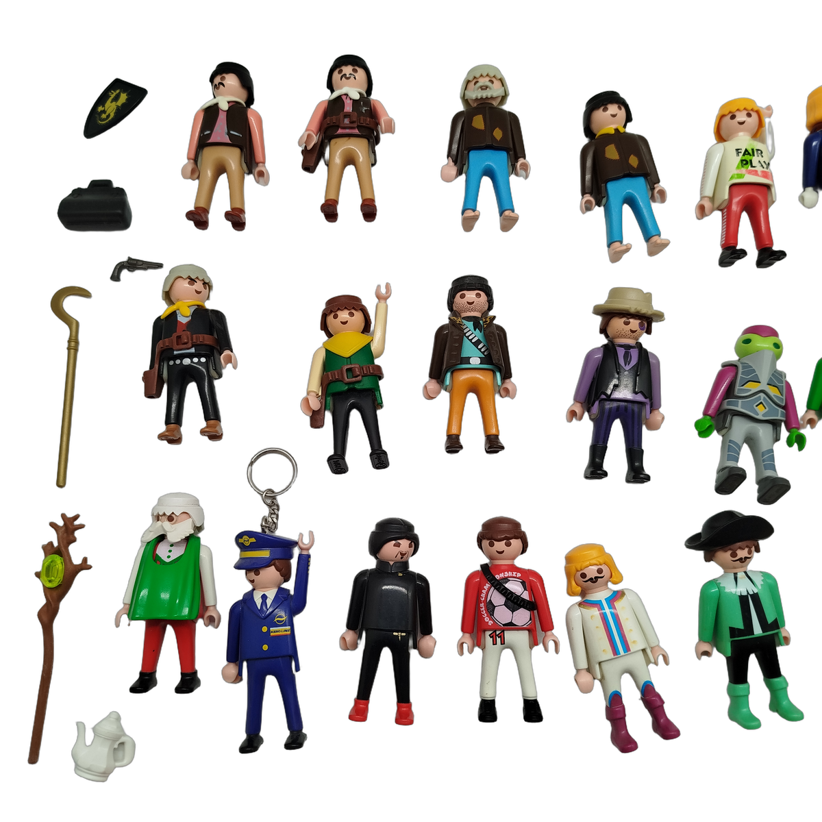 Playmobil Bundle Polizei & Zauberer Set von 31 Figuren & Zubehör