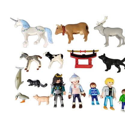 Playmobil Bundle Ritter & Seefahrer großes Set Figuren & Tiere