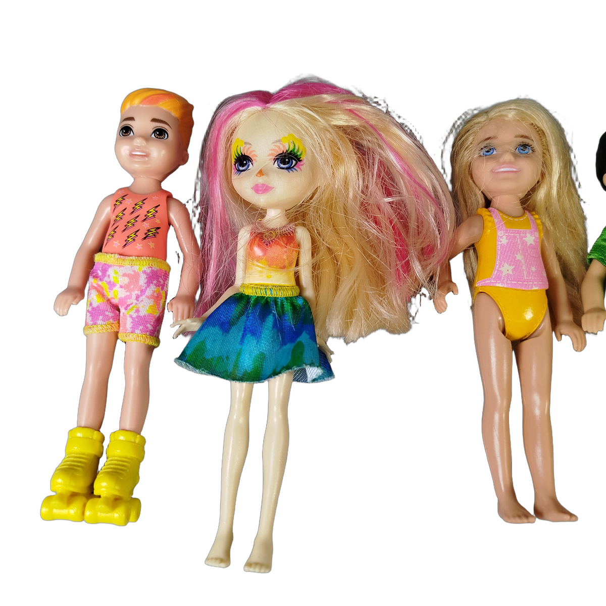 Mattel Bundle Barbie Chelsea & Fluttershy Set von 6 Puppen