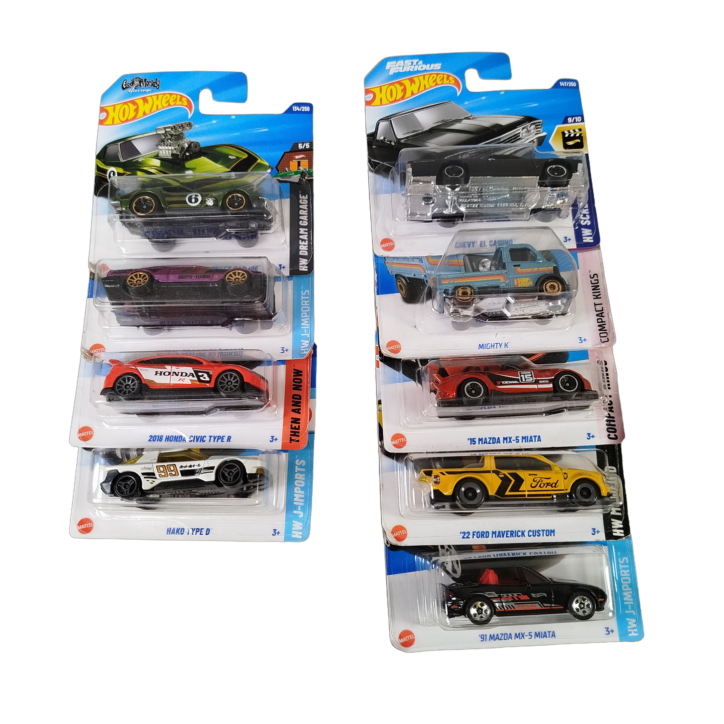 Hot Wheels Bundle Fast & Furious Set von 14 Modellautos, Neu