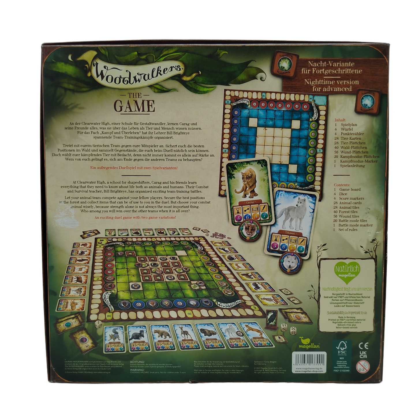 Magellan Woodwalkers – The Game Brettspiel