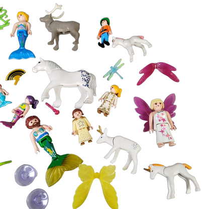 Playmobil Bundle Meerjungfrau Fee Einhorn Set Figuren & Tiere