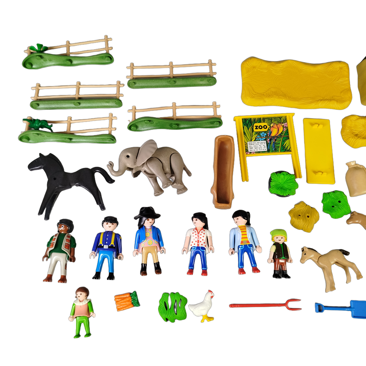 Playmobil Bundle Zoo 5222 Set Figuren & Zubehör, Tiere, Zaun