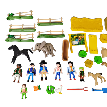 Playmobil Bundle Zoo 5222 Set Figuren & Zubehör, Tiere, Zaun