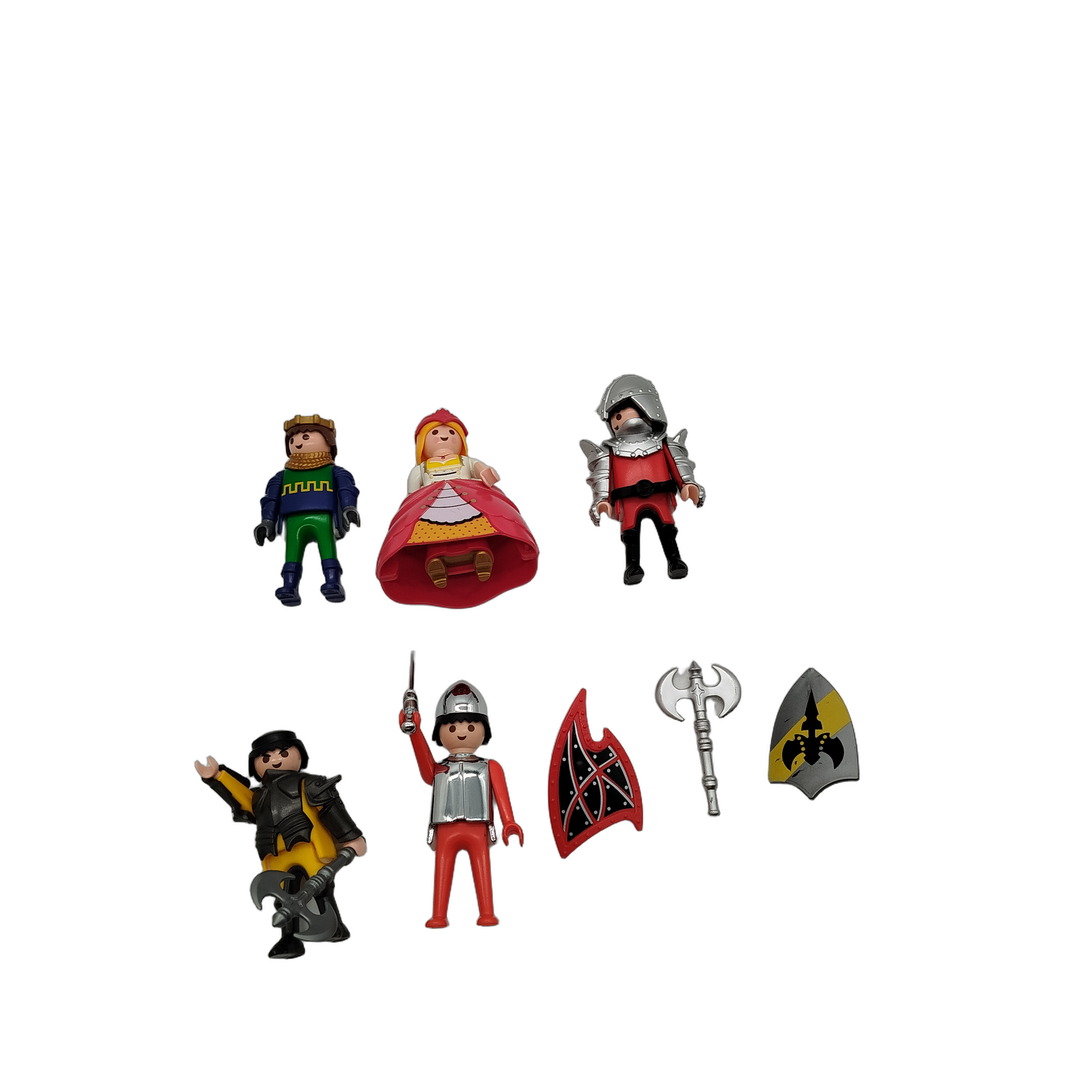Playmobil Bundle Mittelalter Ritter Set von 5 Figuren & Zubehör