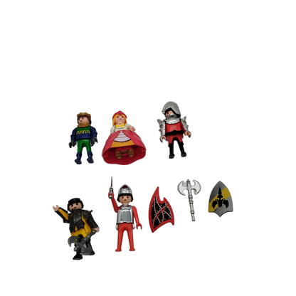 Playmobil Bundle Mittelalter Ritter Set von 5 Figuren & Zubehör