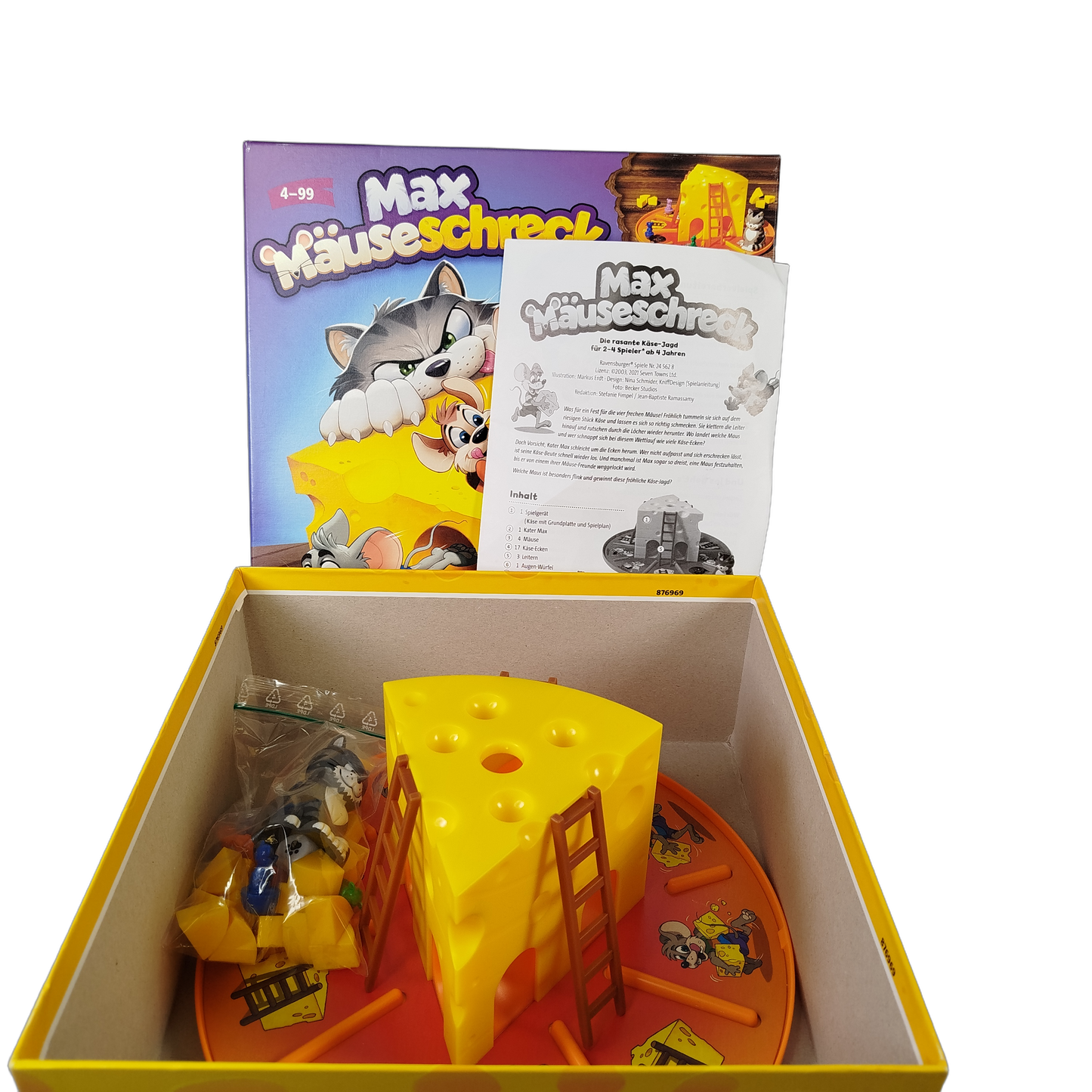 Ravensburger Max Mäuseschreck 24562 Brettspiel Kinderspiel
