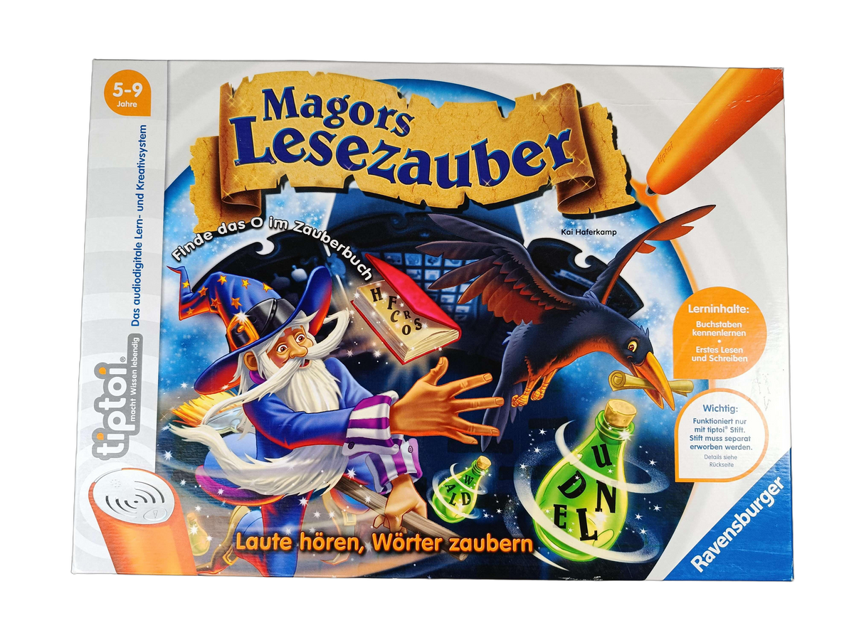 Ravensburger tiptoi 00110 Magors Lesezauber Lernspiel
