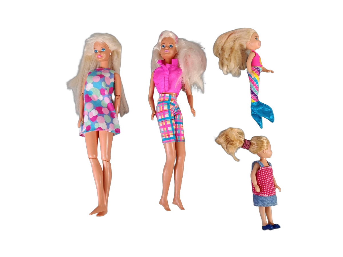 Mattel Bundle Meerjungfrau Set von 4 Puppen