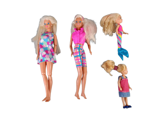Mattel Bundle Meerjungfrau Set von 4 Puppen