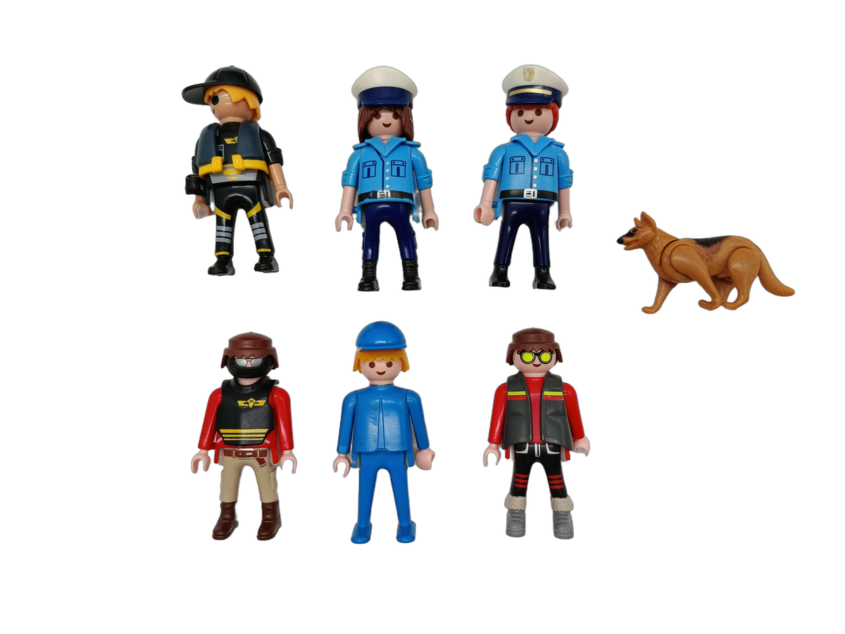 Playmobil Bundle Polizei 9361 SEK Set von 2 Auto & Motorrad