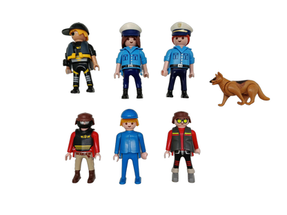 Playmobil Bundle Polizei 9361 SEK Set von 2 Auto & Motorrad