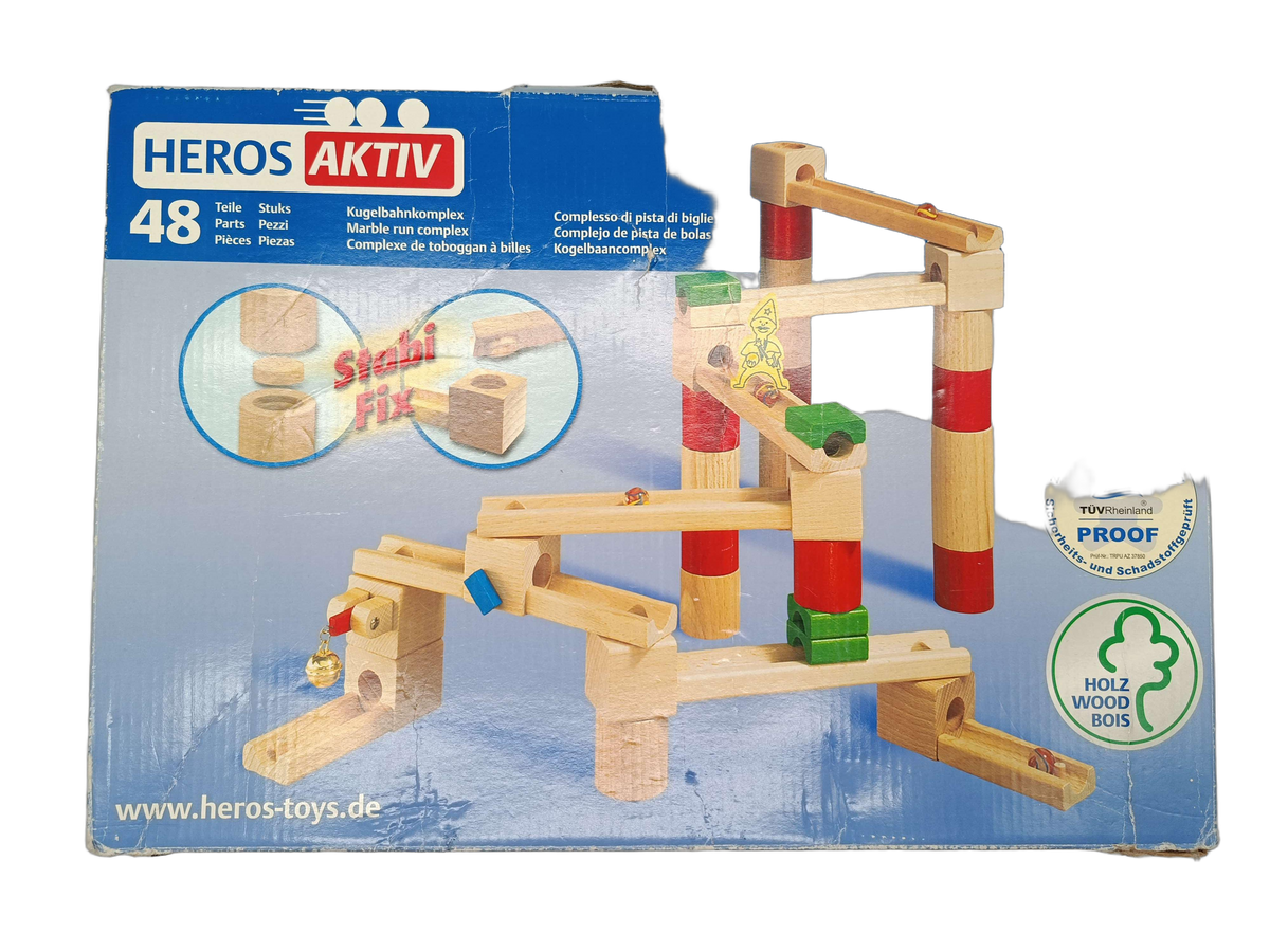 Heros Kugelbahnkomplex Holzkugelbahn