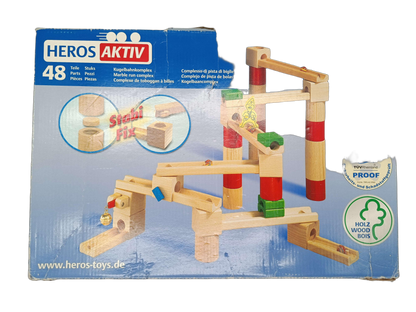 Heros Kugelbahnkomplex Holzkugelbahn