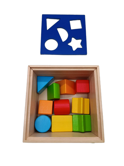 Goki Formen-Sortierbox Holz Steckspiel