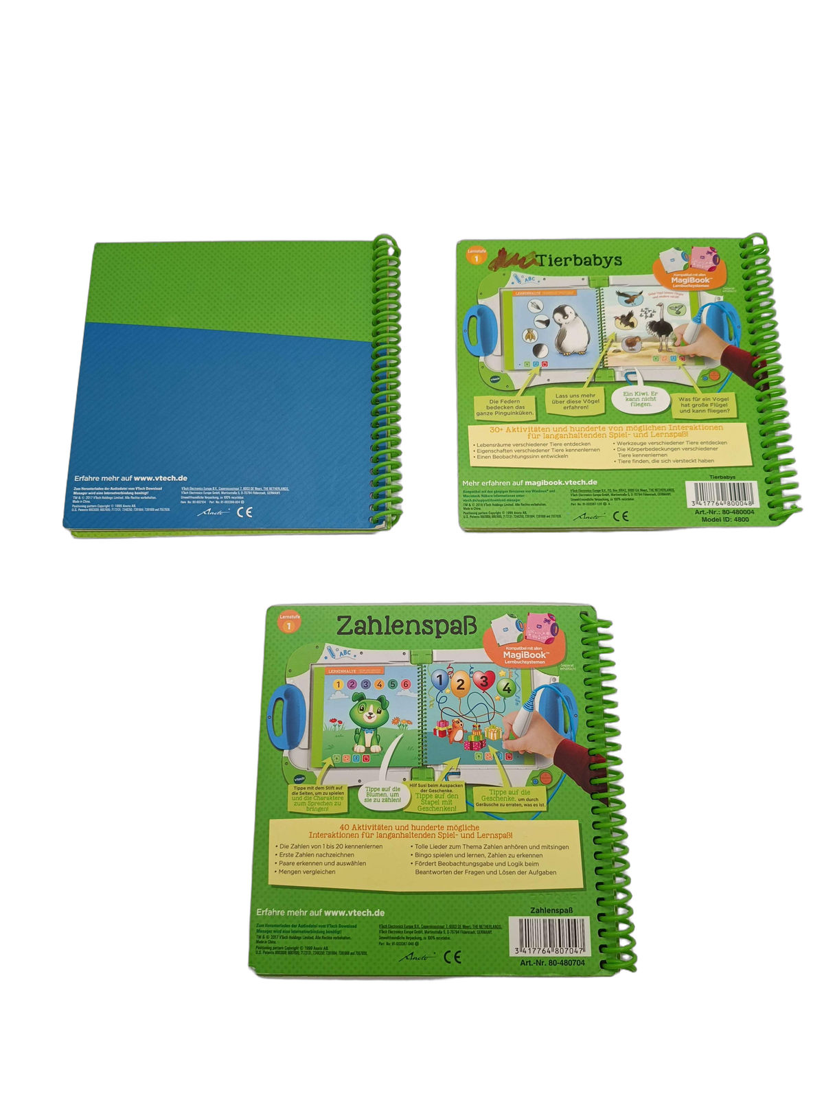 VTech MagiBook Lernbuchsystem, mit Zubehör