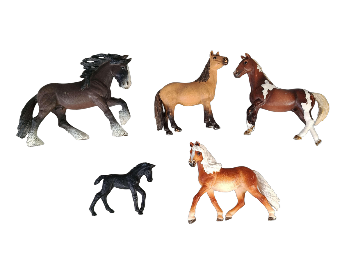 Schleich Tiere Bundle Pferde 5 Teile Figuren