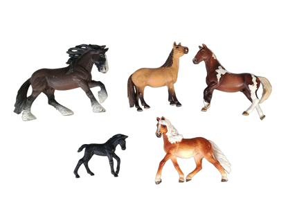 Schleich Tiere Bundle Pferde 5 Teile Figuren