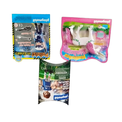 Playmobil Bundle Polizei & Einhorn & Football Set von 3 Figuren, Neu