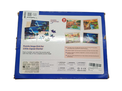 Synarry Dinosaurier Holzpuzzle & Lernspiel