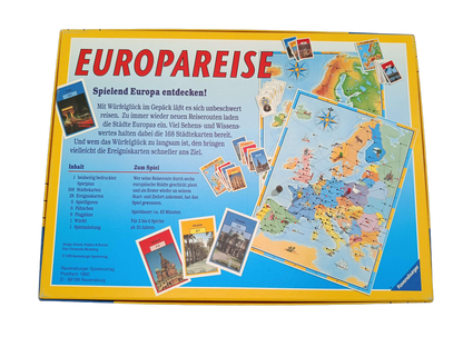 Ravensburger Europareise Brettspiel & Lernspiel Geografie, ab 10 Jahre