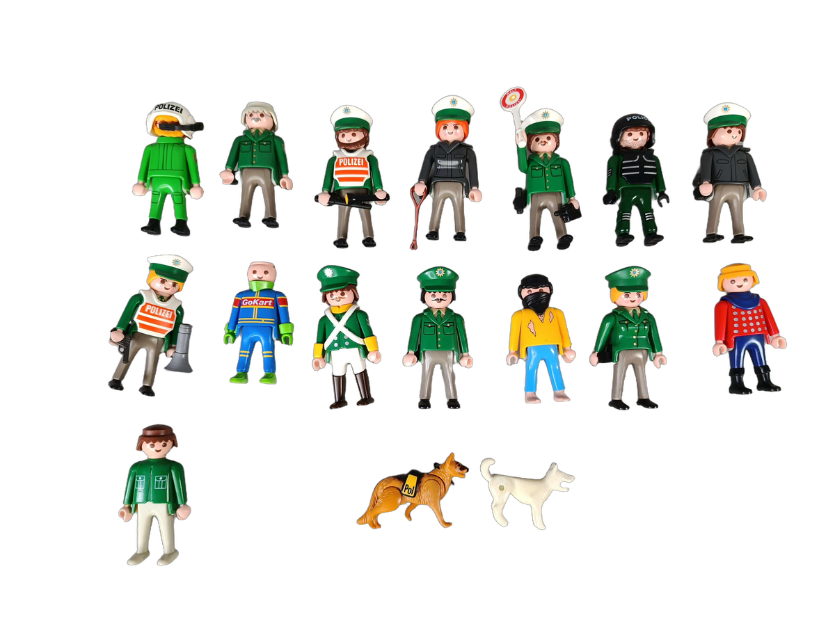 Playmobil Bundle Polizei großes Set Fahrzeuge & Gebäude