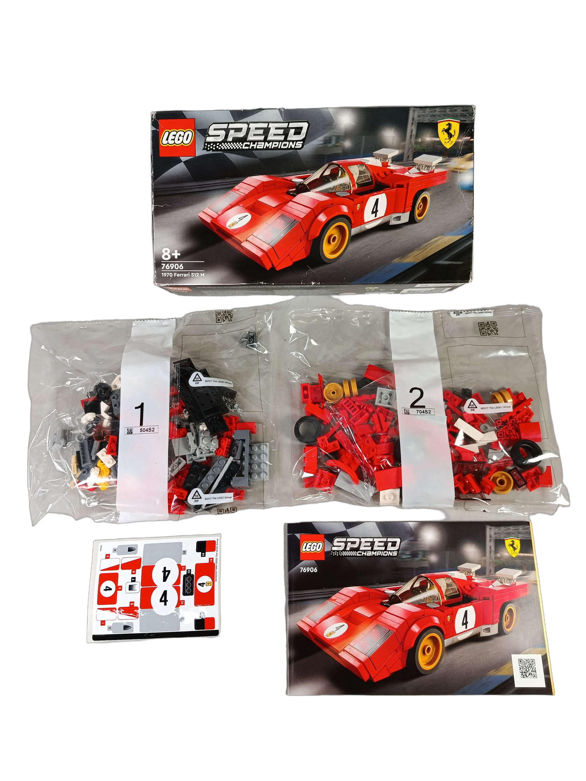 LEGO 1970 Ferrari 512 M 76906 Rennauto, Neuwertig