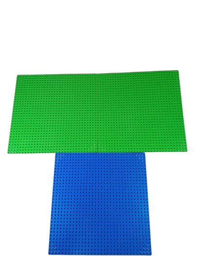 LEGO Bundle Set von 2 Grundplatten blau & grün 32x32