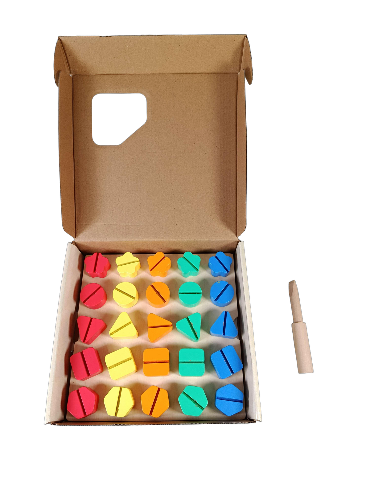 Toylino Montessori Schrauben Feinmotorik Lernspiel