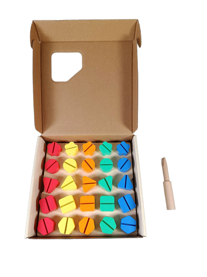 Toylino Montessori Schrauben Feinmotorik Lernspiel