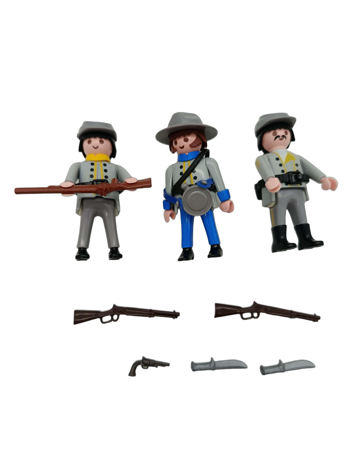 Playmobil Bundle Western Set von 3 Soldaten Figuren & Zubehör