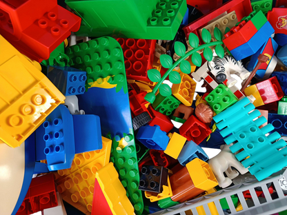 Konvolut LEGO Duplo Großbausteine, Figuren & Zubehör ca. 2,5 kg