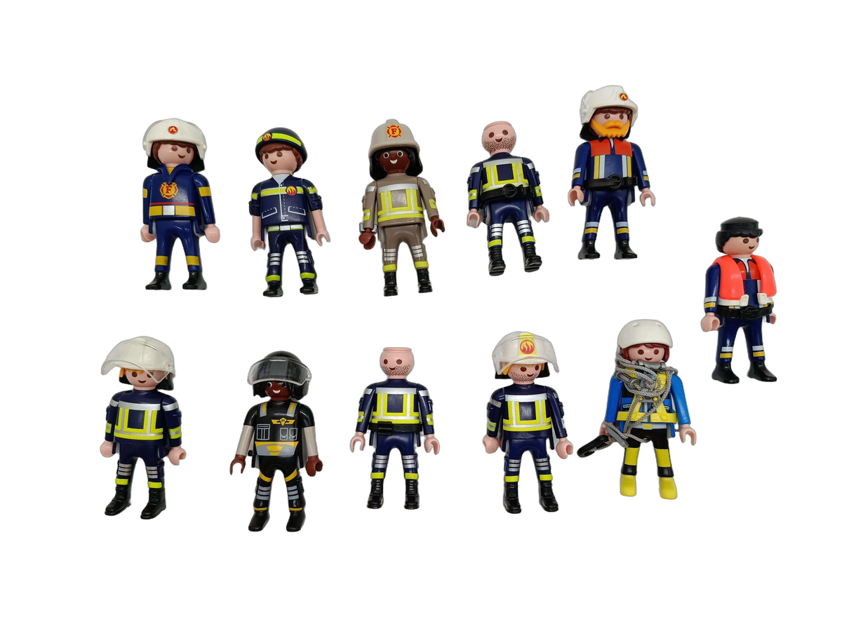 Playmobil Bundle Feuerwehr 9093 Set Figuren & Zubehör