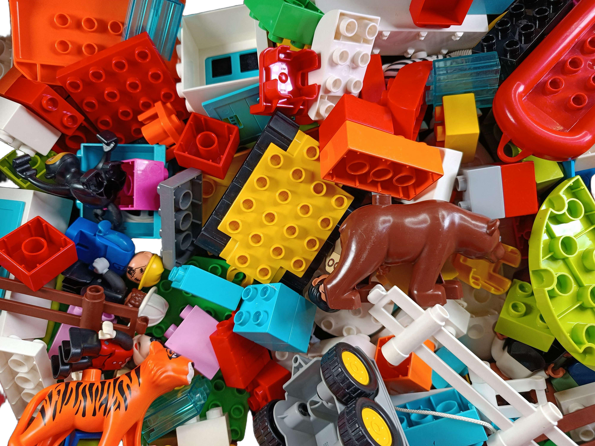 Konvolut LEGO DUPLO Bausteine & Figuren Zoo, ca. 2,6 kg ab 2 3 4 Jahre