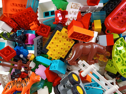 Konvolut LEGO DUPLO Bausteine & Figuren Zoo, ca. 2,6 kg ab 2 3 4 Jahre