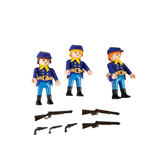 Playmobil 3x Nordstaatler Figuren mit Waffen