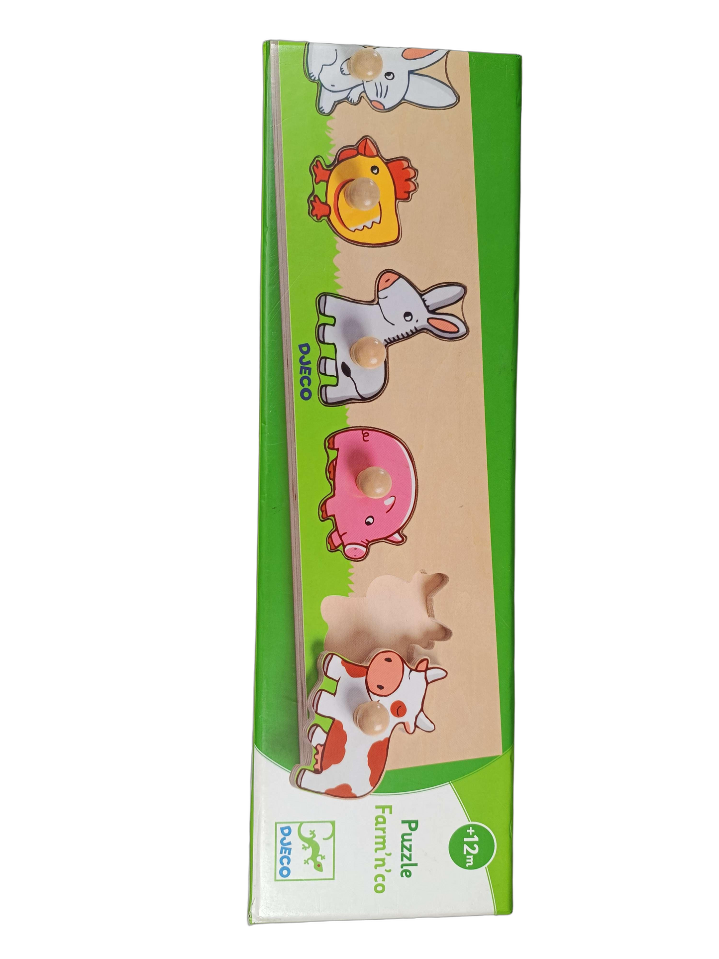 Djeco Bundle Tiere Set von 2 Steckpuzzle & Holzpuzzle