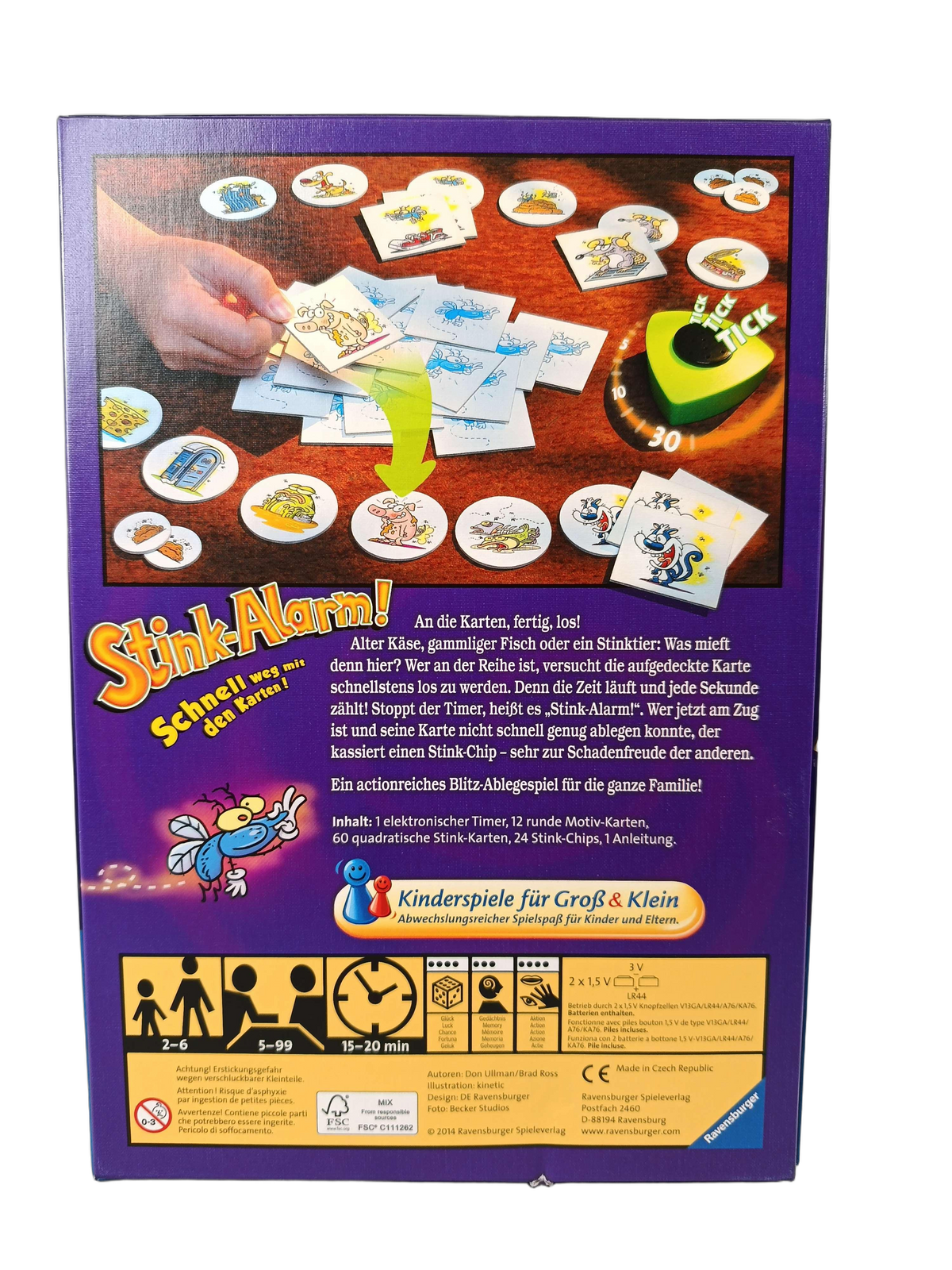 Ravensburger Stink-Alarm! Brettspiel 21 144 4, Neuwertig