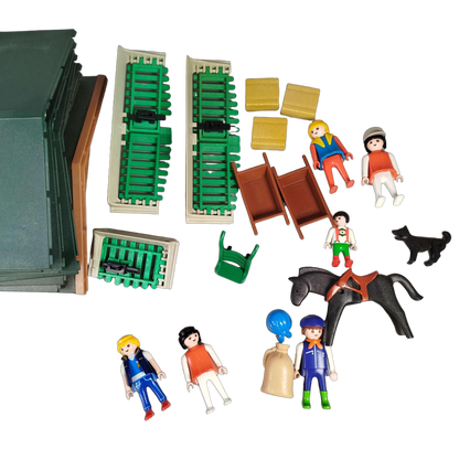 Konvolut Playmobil Bauernhof Zäune & Figuren ca. 2,4 kg ab 3 4 5 Jahre