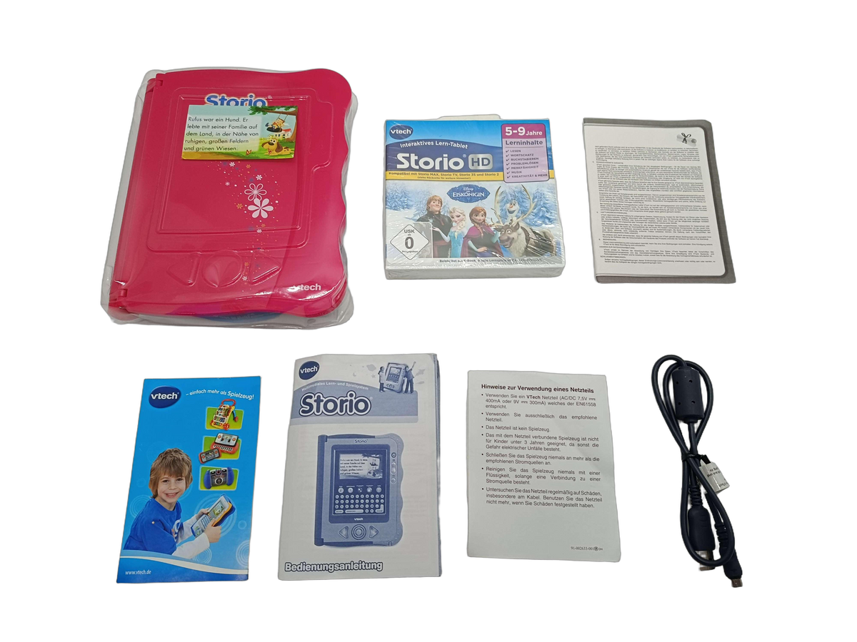VTech Bundle Frozen Storio Set von 2 Lerntablet & Lernspiel, neuwertig