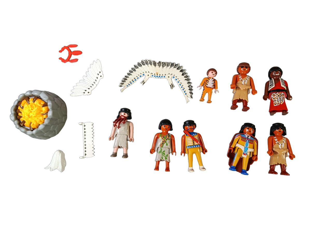 Playmobil Bundle Indianer, Ninja & Ägypten 4243 umfangreiches Figuren